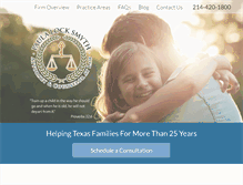 Tablet Screenshot of dallasfamilylawattorney.com